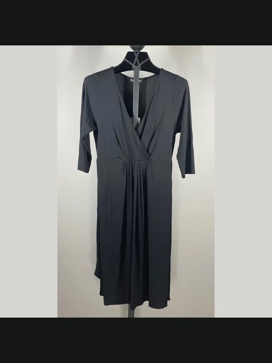 Eileen Fisher Dresses & Skirts - NEW Eileen Fisher Dress Womens Small petite black silk sheath designer classic